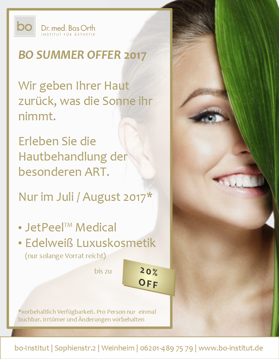 Mehr über den Artikel erfahren Sommeraktion JetPeel™ Medical