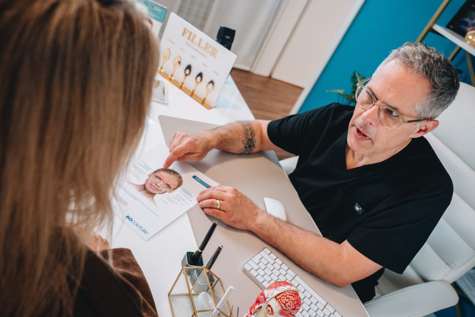 Persönliche Facelift-Beratung im bo-Institut Weinheim